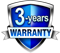 3 year warranty